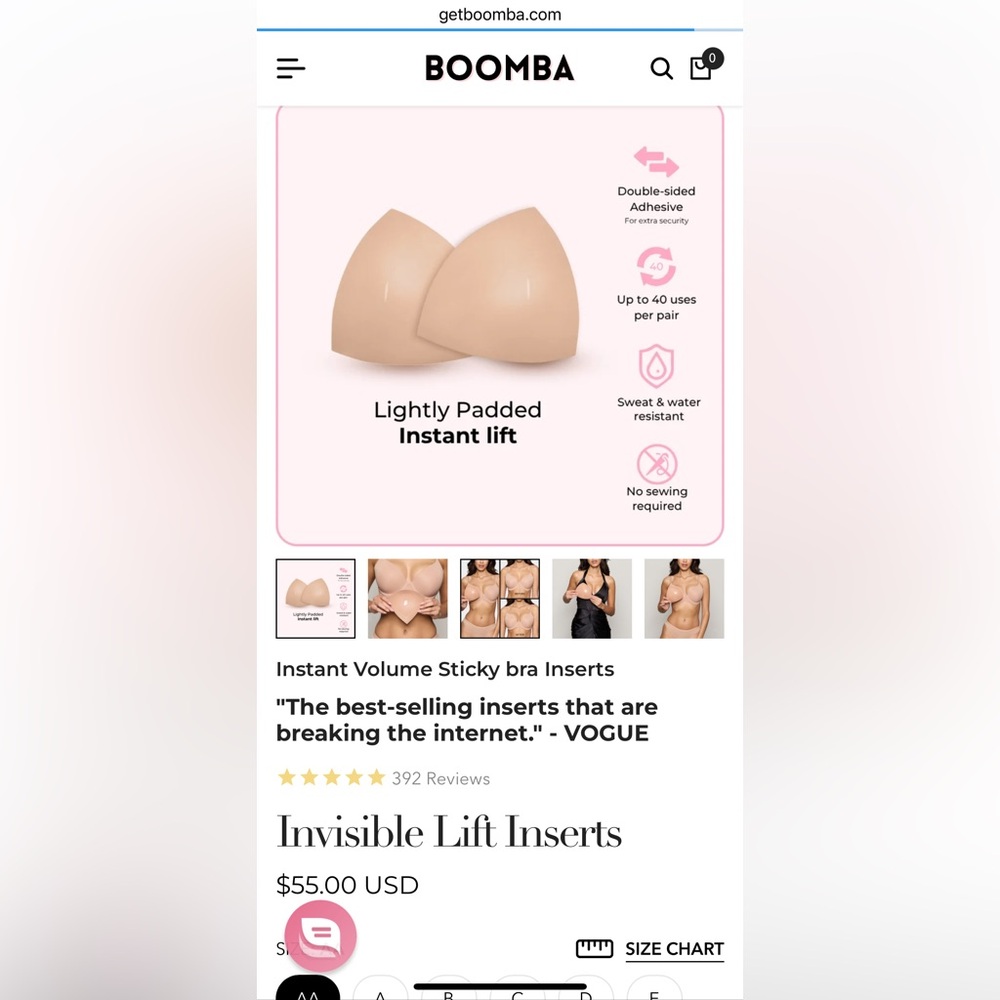 Invisible Lift Inserts - Tan